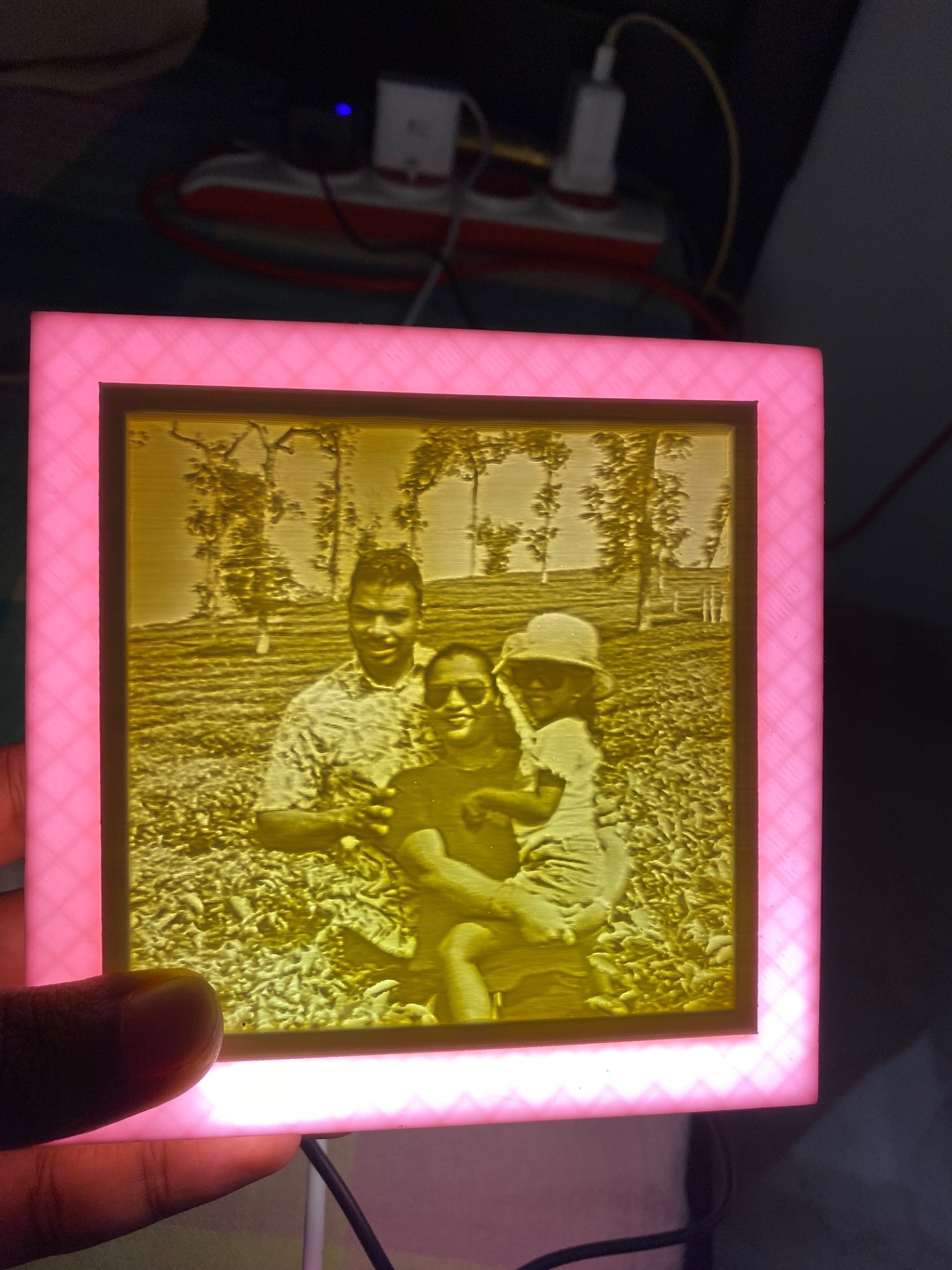 Backlit Lithophane