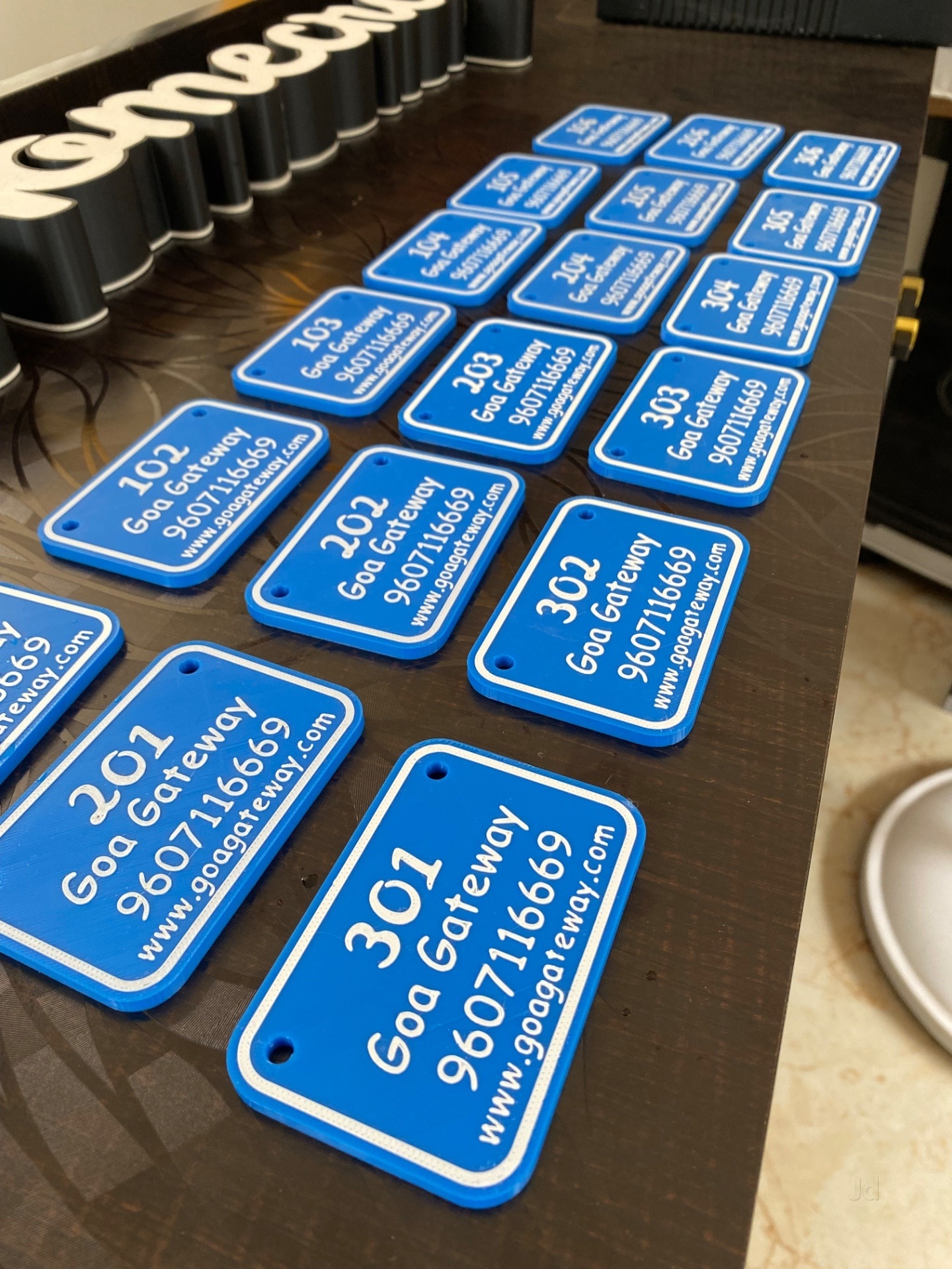 QR Nameplate Batch